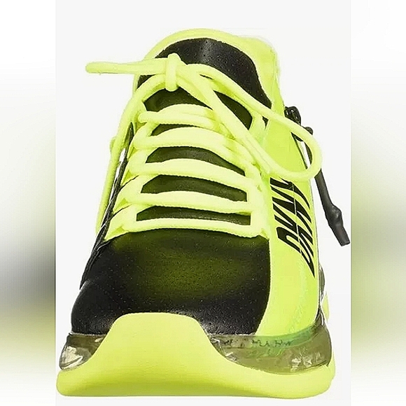 New w/o Box DKNY Tokyo Neon Fashion Lace-Up Zip Sneakers Size 6 - Picture 5 of 8